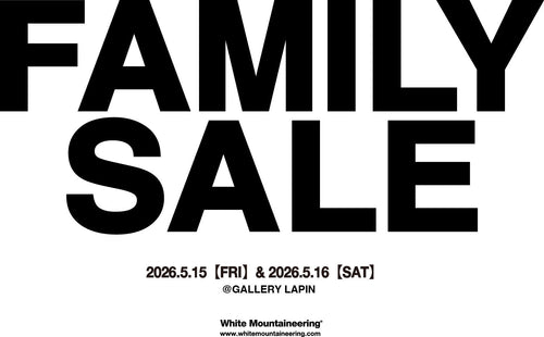 ホワイトマウンテニアリングのファミリーセールに、Commune Hの有料会員さま限定でご招待。