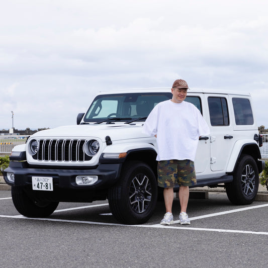 DRIVE QUEST - ゲストと探る、クルマの魅力。Vol.01 Jeep®︎ Wrangler UNLIMITED SAHARA