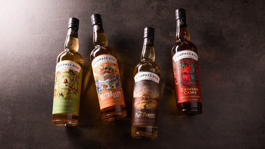 英国発ウイスキーブランド〈コンパス ボックス〉 のブレンデッドウイスキー4種セットを3名さまに。メンバーシップ限定プレゼント。