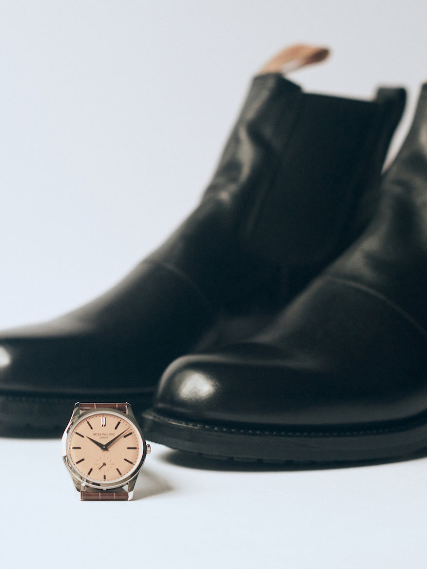 <FORME> Side gore boots ¥90,200 (FORME)