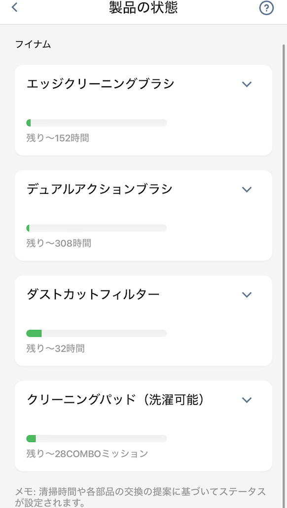 お手入れの時期はこんな感じ。