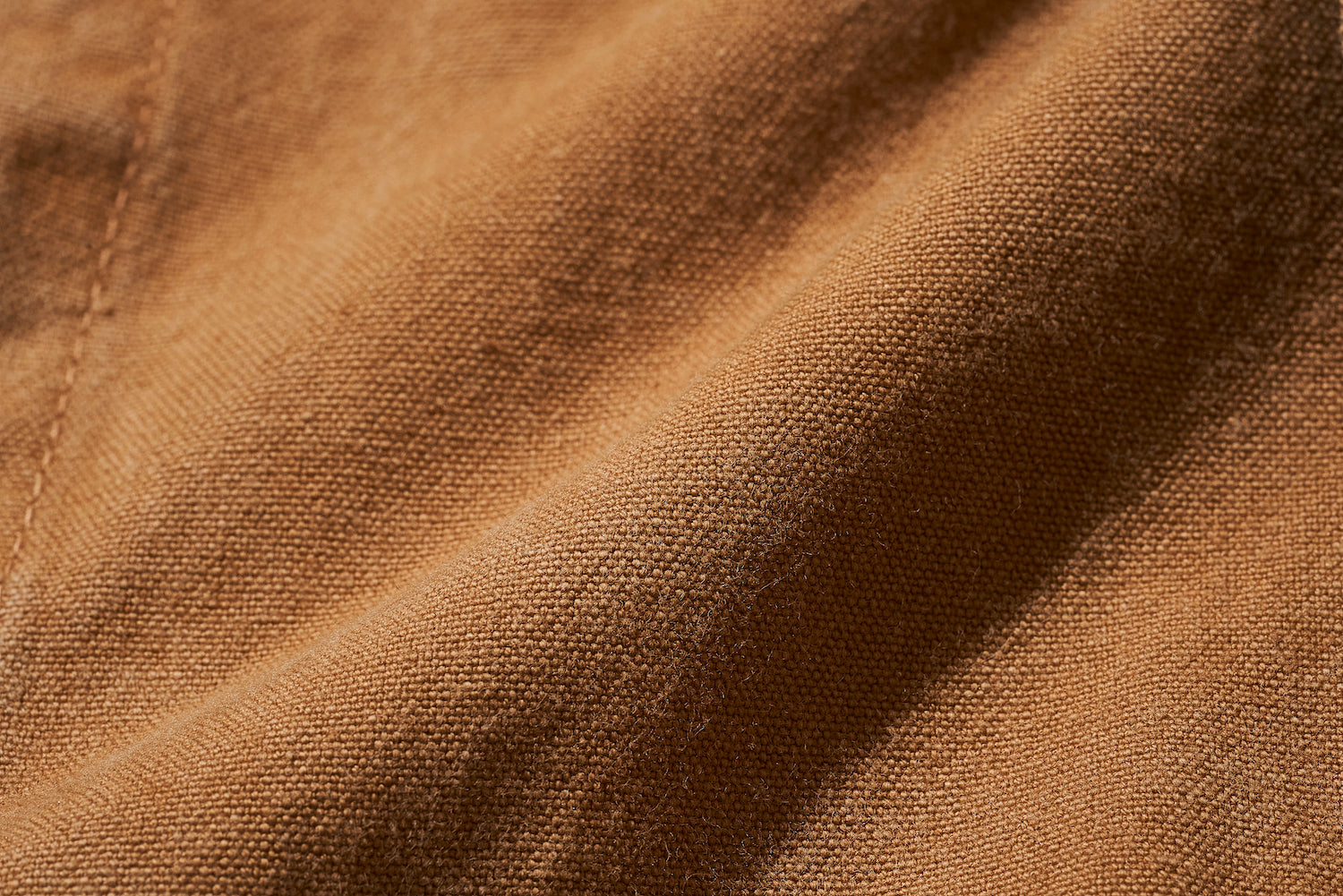 Cotton duck is a standard fabric for hunting jackets, but the fabric of this particular jacket is softer and lighter than others.