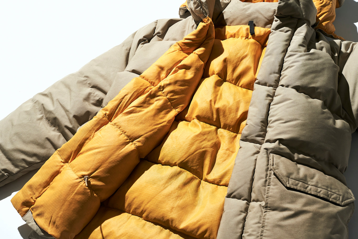 The bold yellow lining is also a distinctive feature.