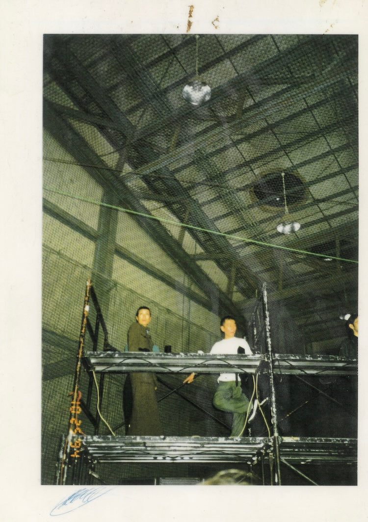 1994年10月25日、はじめて〈コムデギャルソン（Comme des Garçons）〉のショウを手がけたとき。