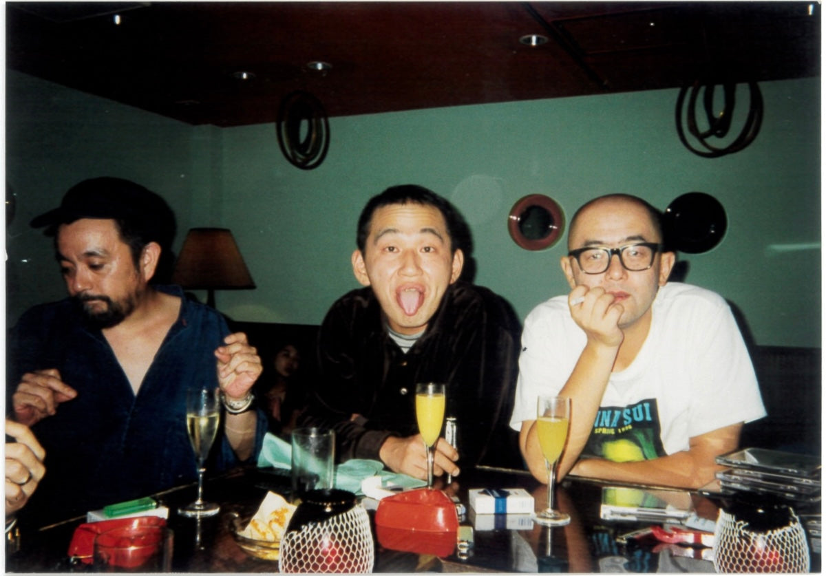 With stylist Baba Keisuke at 