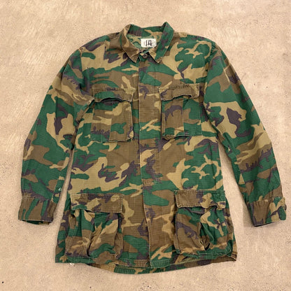 アメリカ軍のウッドランドカモBDUジャケット