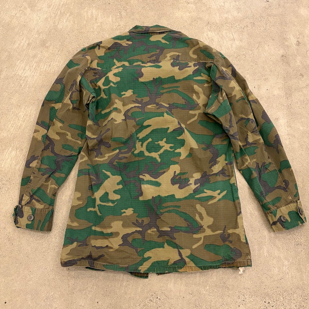 アメリカ軍のウッドランドカモBDUジャケット