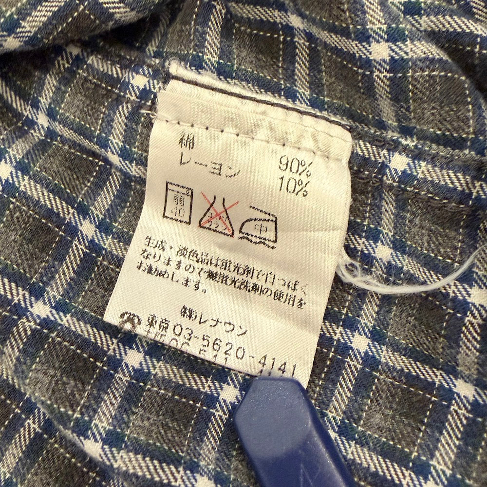 J.Crewのチェックシャツ