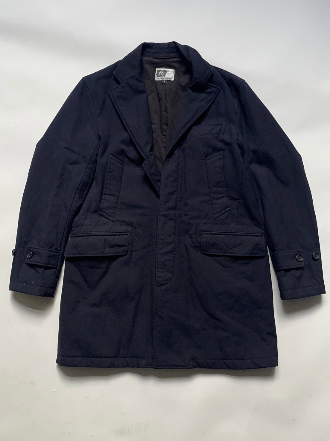 Toshiyuki Tsai: Engineered Garments wool chesterfield coat