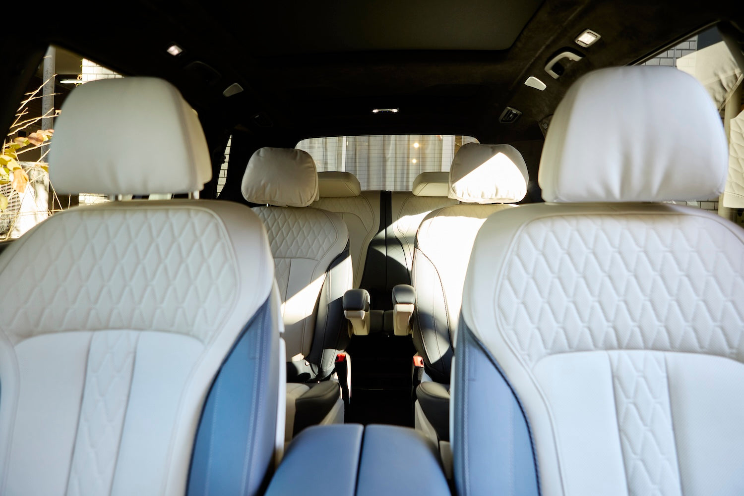 Optional second-row comfort seats provide separate seating for comfort and easy access to the third row.