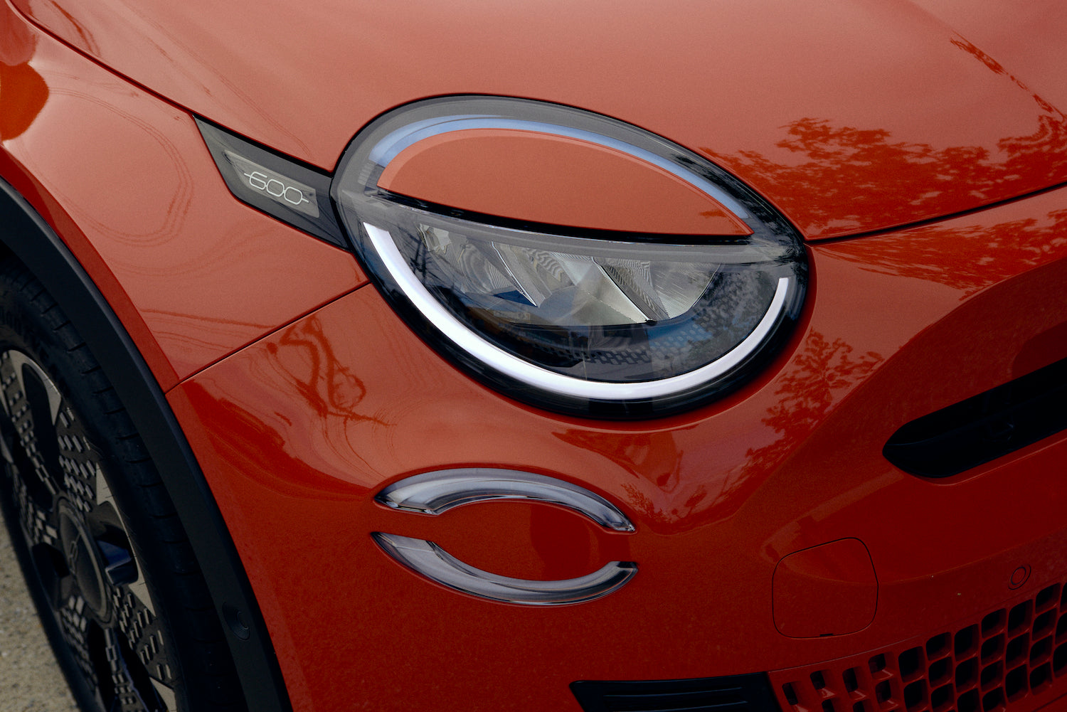 The LED headlights have a unique shape. The attention to detail in the design shows the passion that went into this new model, the first in a year and a half.