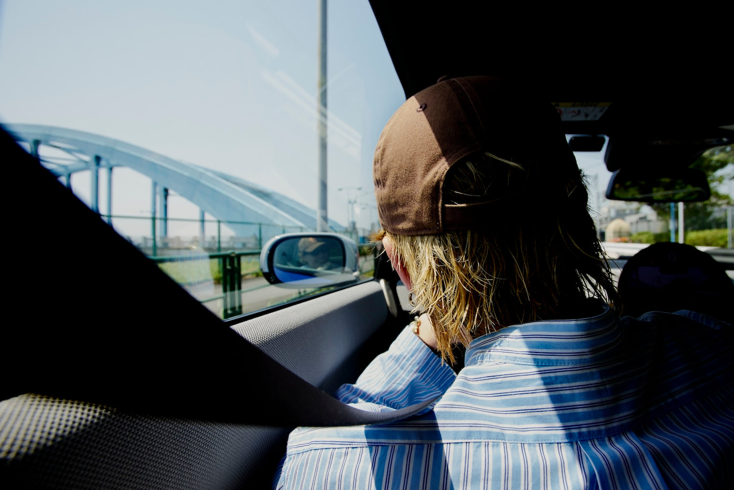 The interior of the car is spacious and doesn't feel cramped at all, although four adult men may feel a little cramped.