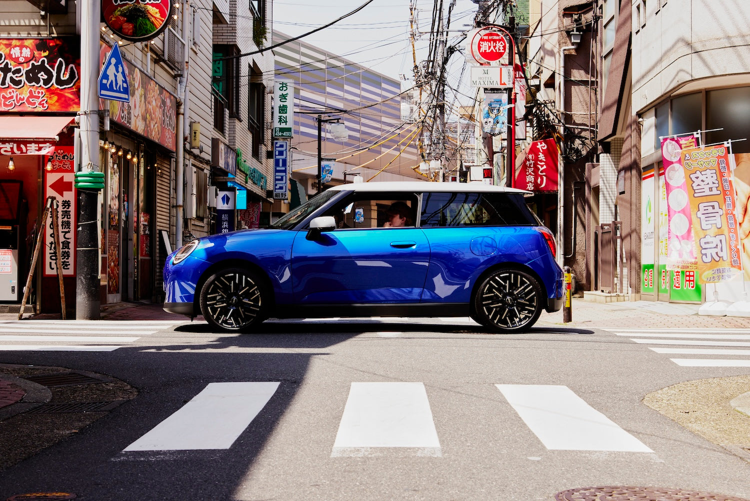 Adaptive cruise control can be set to adjust the distance between you and the vehicle ahead.