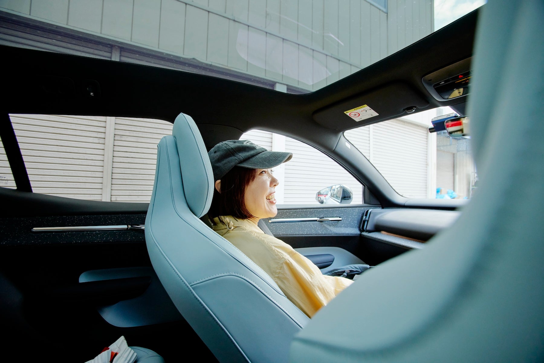 Chiaki-san was always smiling. Coupled with the weather that day, the atmosphere in the car was happy from start to finish.