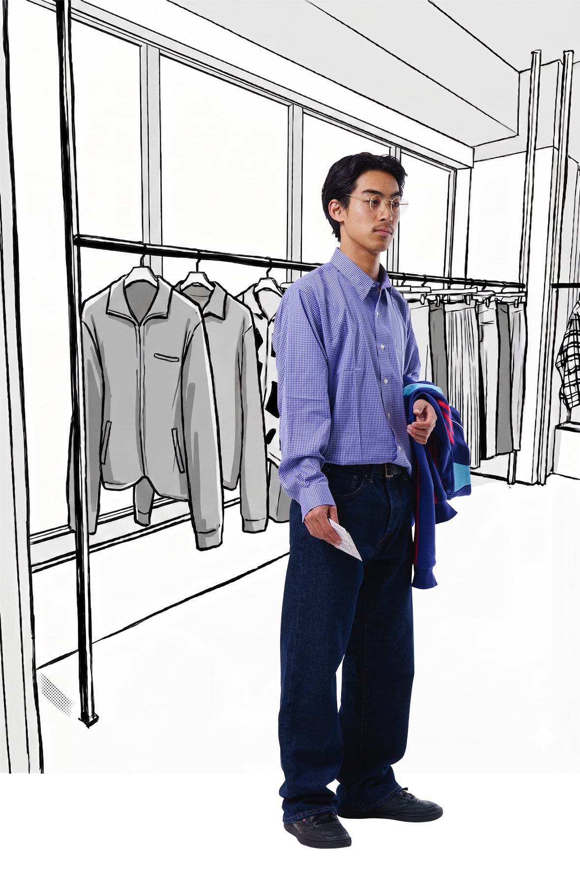 ZEPTEPI × HOUYHNHNM 編集者のバッグインバッグ＆名刺入れセット