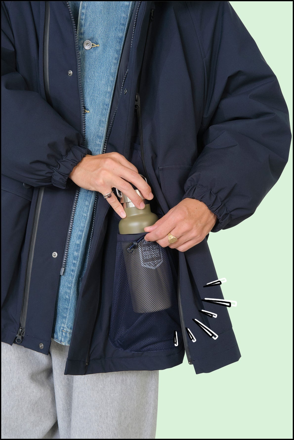 FreshService × HOUYHNHNM WEATHER SHIELD UTILITY SHOOTING COAT