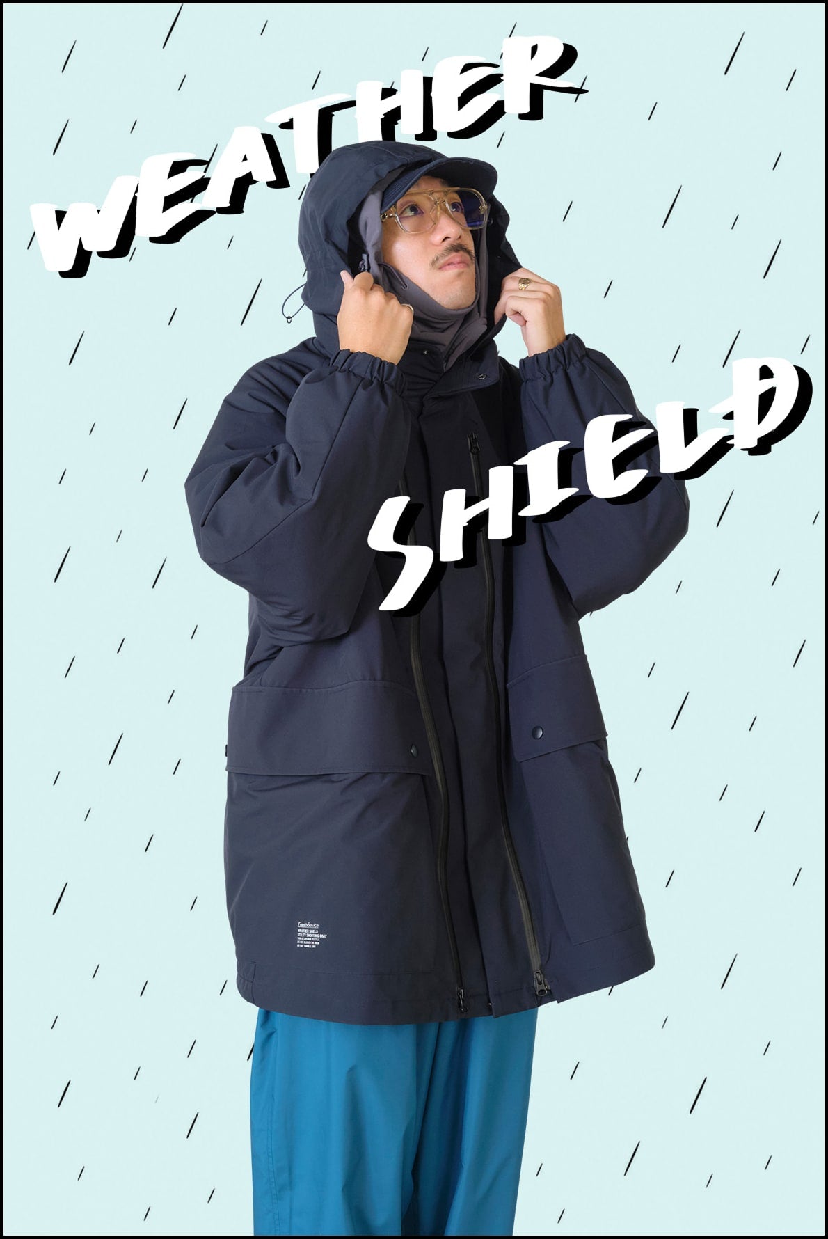 FreshService × HOUYHNHNM WEATHER SHIELD UTILITY SHOOTING COAT