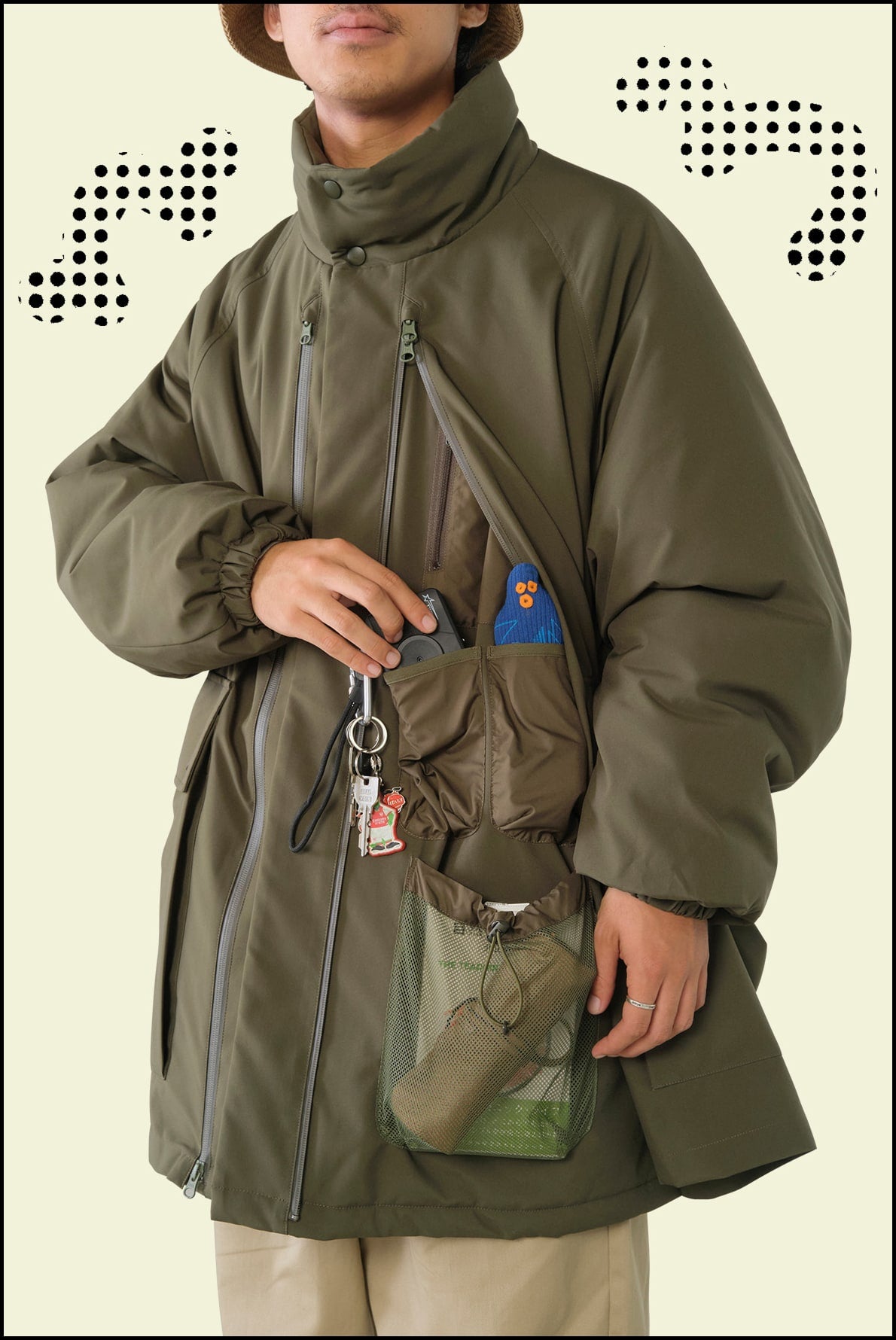 FreshService × HOUYHNHNM WEATHER SHIELD UTILITY SHOOTING COAT