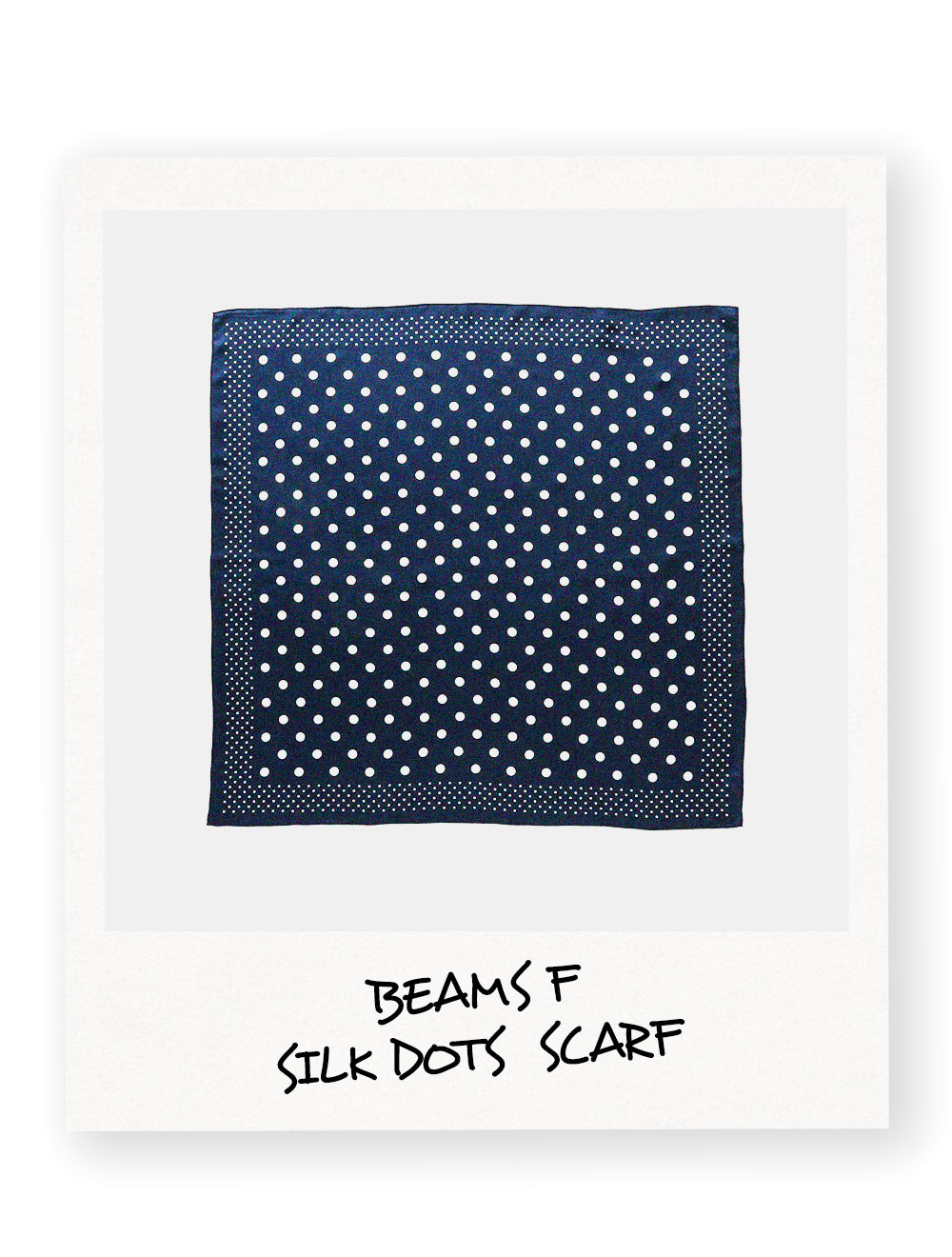 BEAMS F<br> BEAMS F Silk Dot Scarf