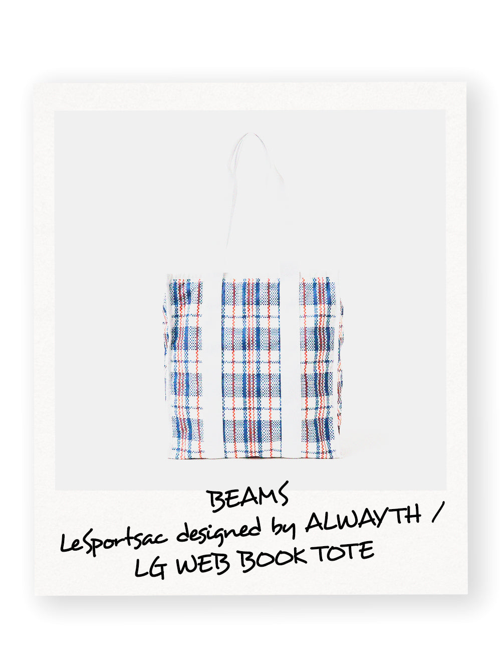 BEAMS<br> LeSportsac designed by ALWAYTH / LG WEB BOOK TOTE