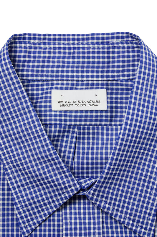 BOUTIQUE × HOUYHNHNM REGULAR COLLAR SHIRT CHECK1