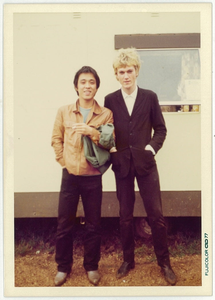 Around 1980, I went to England and saw an Ultravox live show, and then met John Foxx, the lead singer, backstage.